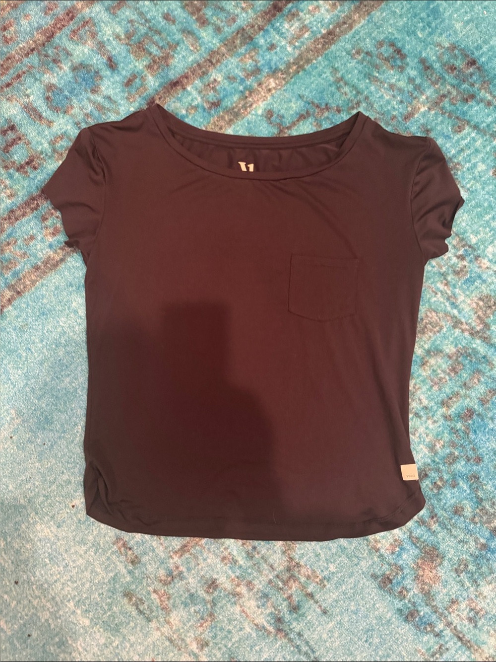 Vuori Black Short Sleeve Pocket Tee